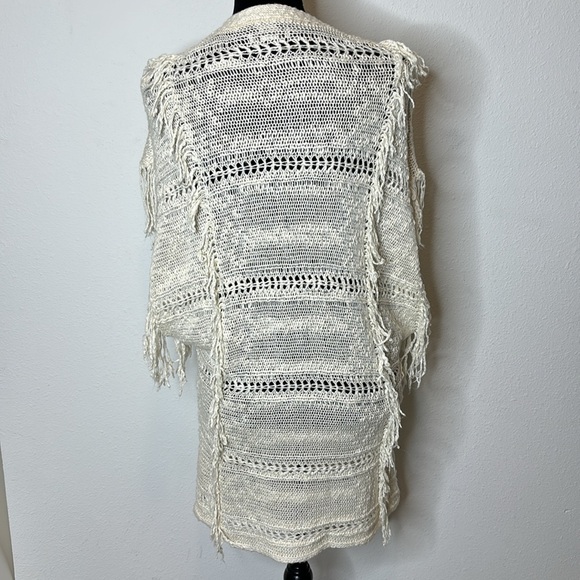 Ariat size Small Wrap It Up fringed open cardigan - Picture 6 of 9